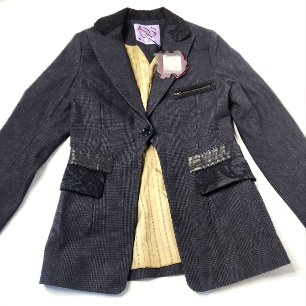 Isabelle Wen Women's Small Blazer Jacket New